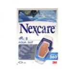 Nexcare Plasturi rezistenti la apa Aqua 360, 8 plasturi, Nexcare