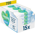 Pampers Servetele Harmonie Aqua, 720 buc (15 pachete x 48buc), Pampers