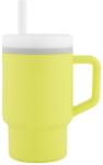 Infantino Силиконова чаша със сламка Infantino, 270 ml, Жълта (IN308028)