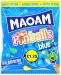 MAOAM Pinballs puha magú rágógumik, kék málna ízű, 140 g PM (27522)