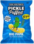 Van Holten Van Holten's Big Papa vörös lencséből és kukoricából készült, uborkás ízű ropogós snack 50 g PM (27533)