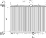 VALEO Radiator, racire motor VALEO 701848 (701848)