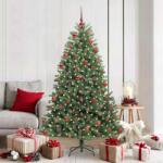 vidaXL Brad de Craciun artificial cu ramuri articulare Verde 180 cm GartenMobel Dekor (3395487)