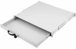 Equip Sertar cu incuietoare Equip RAL7035, 1U, 19", 400mm (Gri) (EZD-1-G)