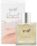 Yuup! PARFUM YUUP! DESERT CU NOTE CALDE DE LEMN DE SANTAL, CHIHLIMBAR SI SOFRAN 100ML (TPC-248)