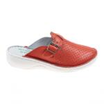 Berende Saboti medicali femei, SALMON din piele naturala , Med-Line BR128SALMON