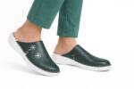 Berende Saboti medicali dama din piele naturala de culoare verde Med-Line BR298VERDE
