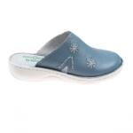Berende Saboti medicali femei, Blu Sky din piele naturala box, Med-Line BR298BLUSKY