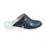 Berende Saboti medicali femei, Bleumarin din piele naturala box, Med-Line BR298BLEUMARIN