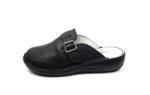Berende Saboti medicali negri din piele naturala box, cu perforatii, Med-Line BR128N