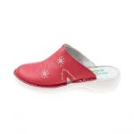 Berende Saboti medicali femei, Pink din piele naturala box, Med-Line BR298PINK