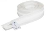 CoverTex® Fermoar pentru lipire - 3 m | Maro / Alb , pentru inchidere terasa , foisor , balcon . (Culoare: : Alb) (FERL300)
