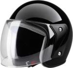 Fixato Casca moto/scuter FIXATO, cu vizor, marime universala 55-60cm, Negru Lucios (rdb-casca-negru-lucios)