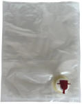 Smurfit BAG IN BOX zacskó átlátszó 5 literes /meleg töltésű/ - 80C°-ig - /MEL/VTP/H Smurfit