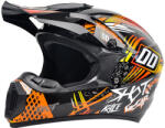 Fixato Casca Moto/Enduro, Interior Confortabil, Ventilatie Multipla, pentru Motociclete, Cross, Enduro, ATV, Dirt Bike, FIXATO, Marime M, Multicolor (enduro-1-desen3-M)
