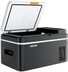 VEVOR 22 literes kompresszoros autós hűtőláda APP vezérléssel 12/24V DC és 230V AC hordozható hűtő -20 °C-ig (HUTOLADA_Z63G001V2)