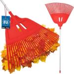 Kotarbau Greblă tip evantai pentru frunze 68 cm + coadă din aluminiu 1, 3 m (ZSY3822) Grebla