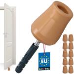 KOTARBAU Opritor ușă din cauciuc bej 62 mm set de 10 buc (K317)