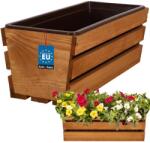KOTARBAU Jardinieră din lemn cu inserție stejar 40 cm (ZSY6019)