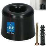 KOTARBAU Opritor de ușă din cauciuc negru 27 mm (0107)