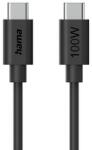 Hama USB Type-C 100W Adatkábel, 1.2 m (86448) (86448)