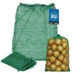 KOTARBAU Sac de tip raschel cu cordon pentru legume ceapă cartofi verde 5 kg 35x50 cm (P362) Furca