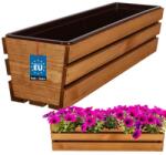 KOTARBAU Jardinieră din lemn cu inserție stejar 60 cm (ZSY6020)