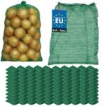 KOTARBAU Sac plasă raschel cu șnur pentru ceapă cartofi 15 kg 40x60 cm set de 100 buc (ZSY4370) Furca