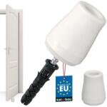 KOTARBAU Opritor ușă din cauciuc alb 62 mm (E303)