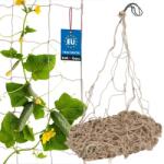 KOTARBAU Plasă de iută pentru plante cățărătoare grădină roșii castraveți 180x180 cm (R325)