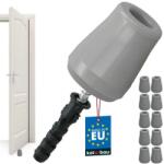 KOTARBAU Opritor ușă din cauciuc gri 62 mm set de 10 buc (K319)