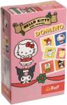 Trefl Настолна игра Domino Mini: Hello Kitty and Friends - Детска (03049)