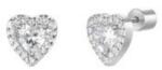 LUCA BARRA Hearts With White Zircons