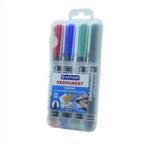 Centropen Alkoholos marker készlet, 1-4, 6mm, vágott hegyű, 8576, 4 klf. szín (CENTROPEN_585760401) (CENTROPEN_585760401)