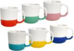 Tognana Sada 6 ks kávových šálků RAINBOW vícebarevné 110 ml (IR61511M328)