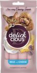Delickcious DELICKCIOUS, Recompense cremoase caini si pisici - lapte cascaval, 60g - fourpaws
