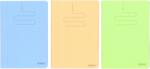 Herlitz Caiet A4 Herlitz 400211748, 60 file, 70 g/mp, dictando, coperta plastic, Diverse culori (400211748)