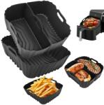 VINATO Forme Silikon pentru Friteuza cu Aer Cald VINATO, Set 3 Piese, Rezistente la Temperaturi Inalte (VT-AF180-3P)
