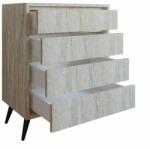  Hanah Home Dresser Travertine Suvera - Travertine