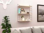  Hanah Home Travertin Armoni fali polc szett, 3 db - Travertin