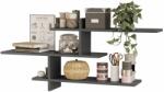  Hanah Home Fali Polc Antracit Genoa - Antracit