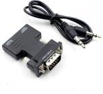 QttvbTna Adaptator HDMI VGA QttvbTna 1080P cu cablu audio 3.5mm (41352)