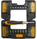 Fieldmann Set de biti de surubelnita FDS 1022-36R, 36 de piese, maner ergonomic si calitate CR-V (FDS 1022-36R)
