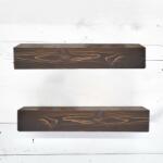  Hanah Home Dekoratív Fa fali polc Wooden Raf275