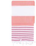  L' essential Maison Fouta (Beach Towel) Fuchsia White Sultan - Fuchsia, White
