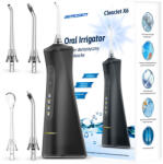 Berdsen Akkumulátoros szájzuhany, Berdsen ClearJet X6, fekete, 4 üzemmód, 270 ml, impulzusok száma: 1400/perc, maximum 6, 2 bar, 360°-os fej, IPX7 vízálló (TE5156)
