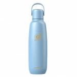 SodaStream Fizz & Go Stainless Steel Soda Bottle 0.9L Double Wall Insulated Thermos Bottle Keeps Hot & Cold for Carbonated Drinks Compatible with DUO, TERRA, ART, ENSO & More, Ice Blue - 1062416440