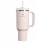 STANLEY 1913 Quencher H2.0 Flowstate Drinking Bottle with Straw 1.2L - Thermo Mug Cools Up to 11 Hours, 48 Ice Cooled - Dishwasher Safe - Thermos Bottle BPA Free Stainless Steel - Rose - 10-11673-115