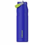 STANLEY 1913 Flip Straw Drinking Bottle with Straw 1.06L - Thermal Mug Cools for 17 Hours - Ice Cold for 4 Days - BPA Free - Leakproof - For Cup Holders - Dishwasher Safe - Cobalt Chartreuse - 100000117861