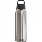 SIGG - Insulated drinking bottle - Thermos bottle Shield Therm One Brushed - carbonated drinks - leak-proof - dishwasher safe - BPA-free - 90% recycled stainless steel - silver - 1L - 6218.00
